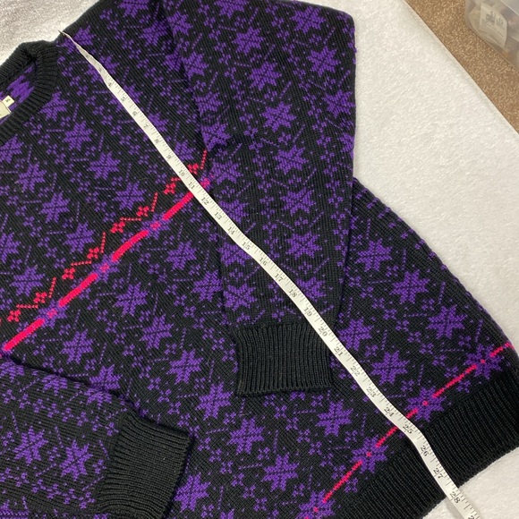 Vintage 80’s Stowe Woolens Vermont wool sweater men’s large - Picture 2 of 8